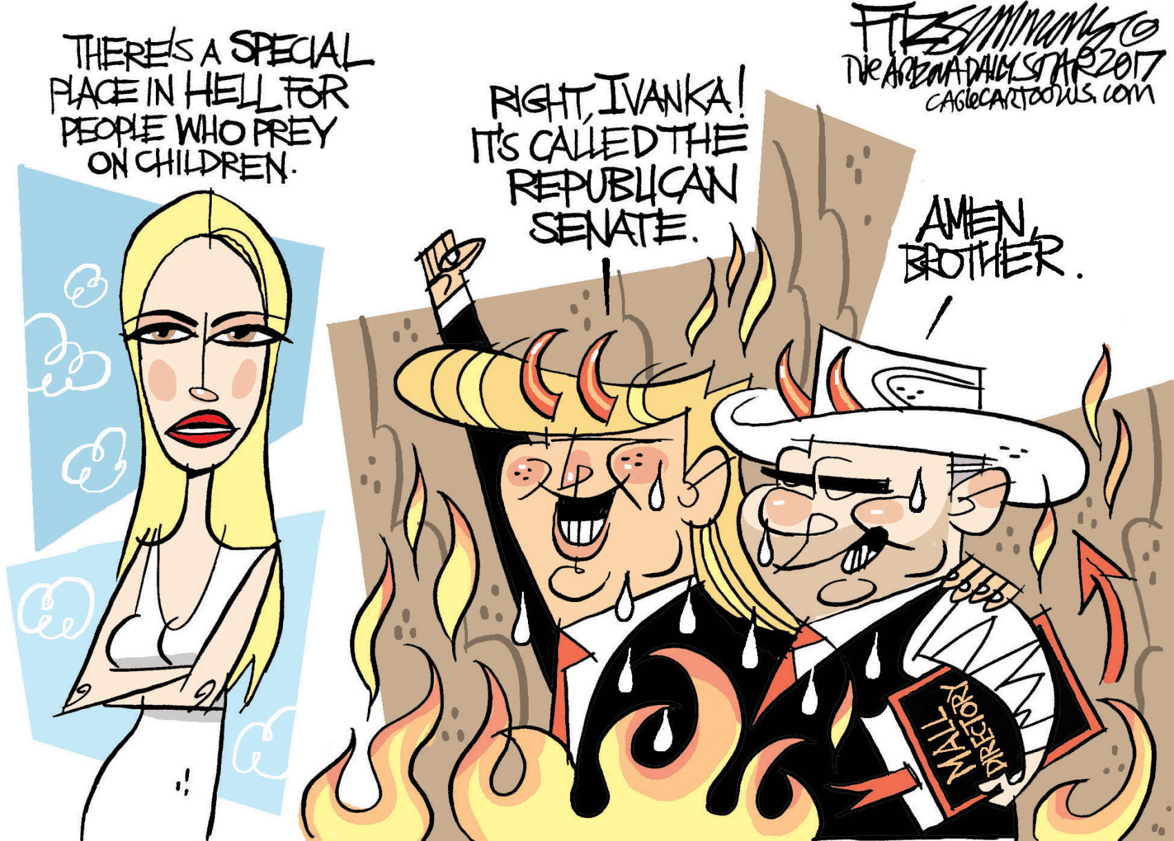 Daily Fitz Cartoon: Roy Moore